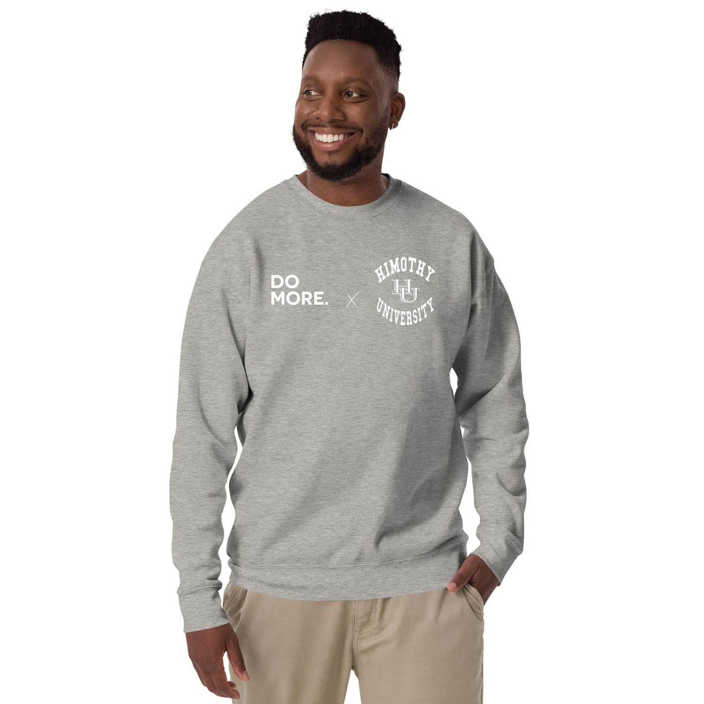 Do More x Himothy University Unisex Premium Sweatshirt