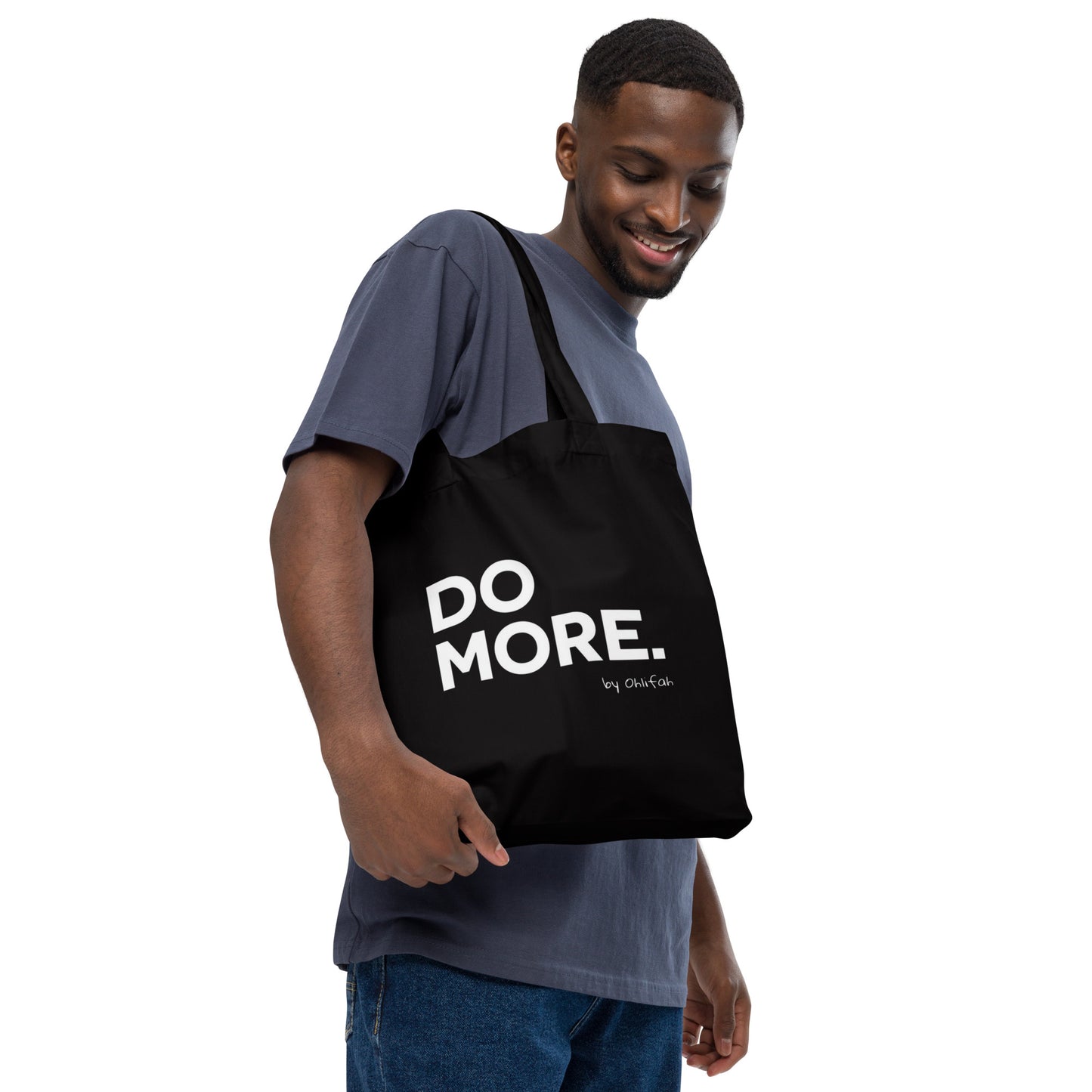 Organic fashion tote bag