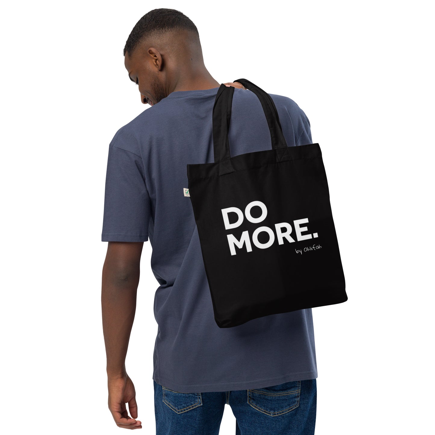 Organic fashion tote bag