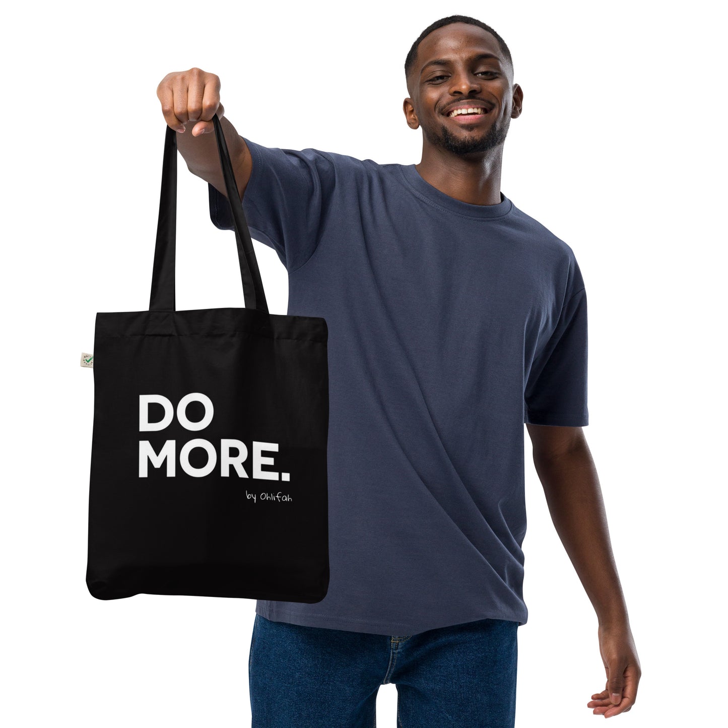 Organic fashion tote bag