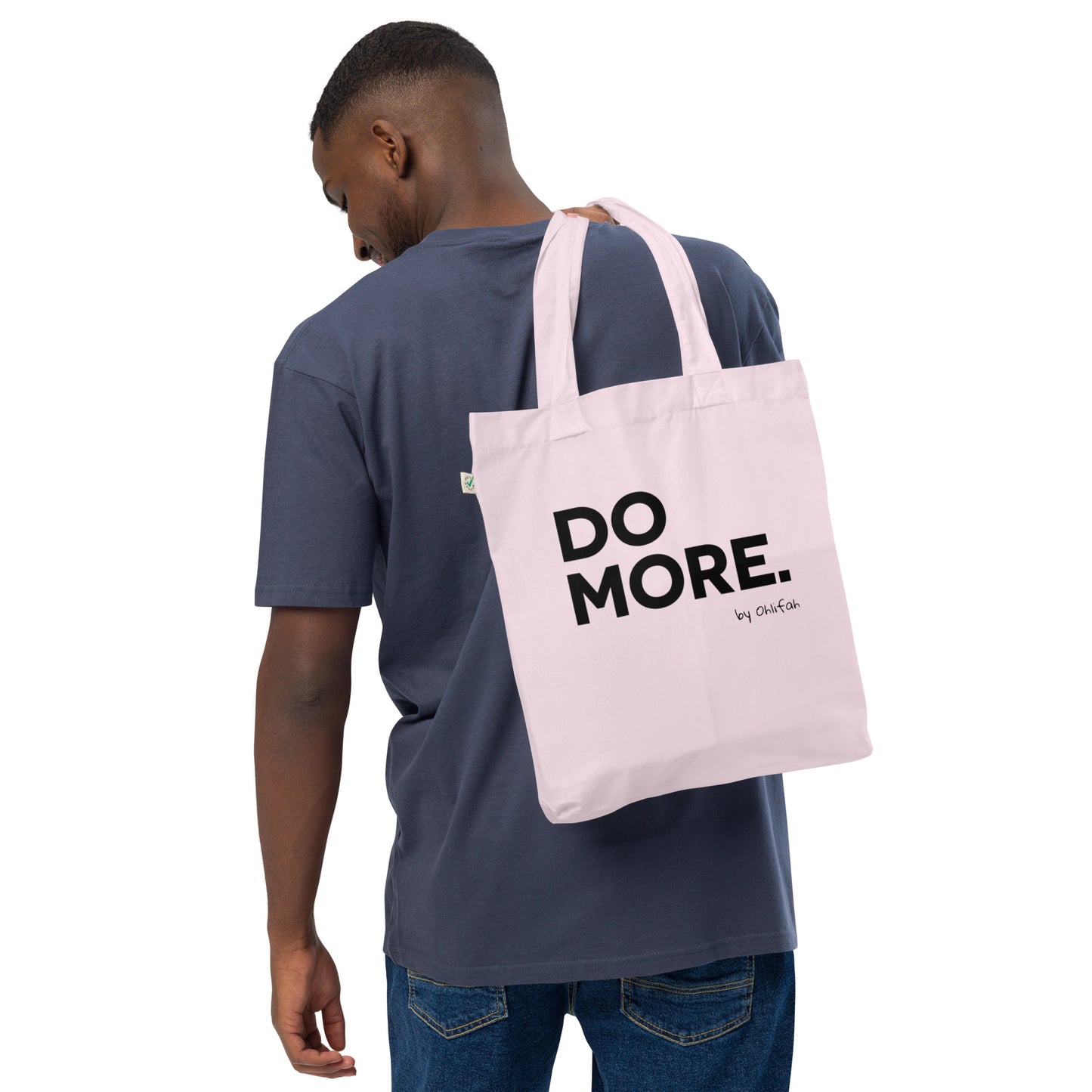 Organic fashion tote bag