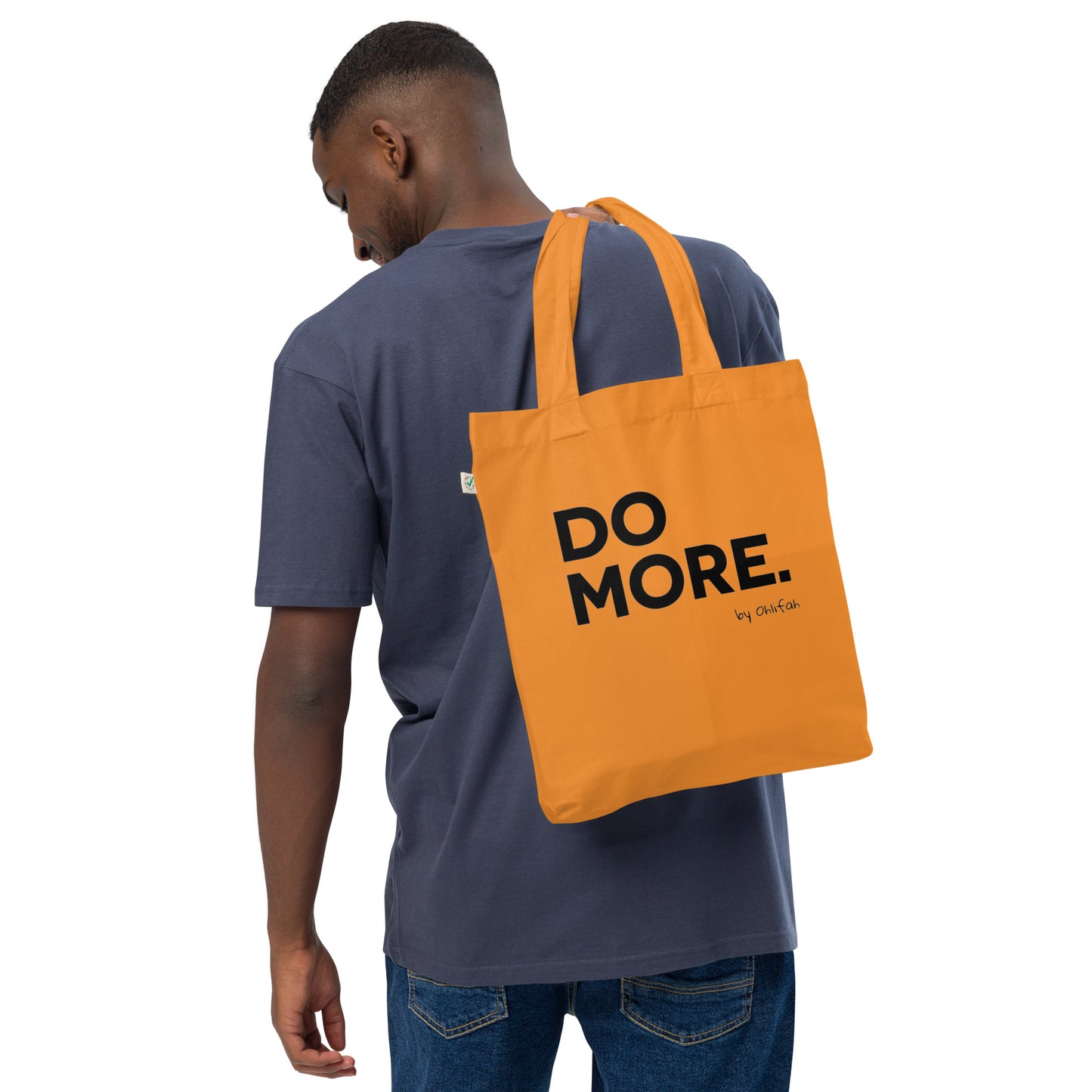 Organic fashion tote bag