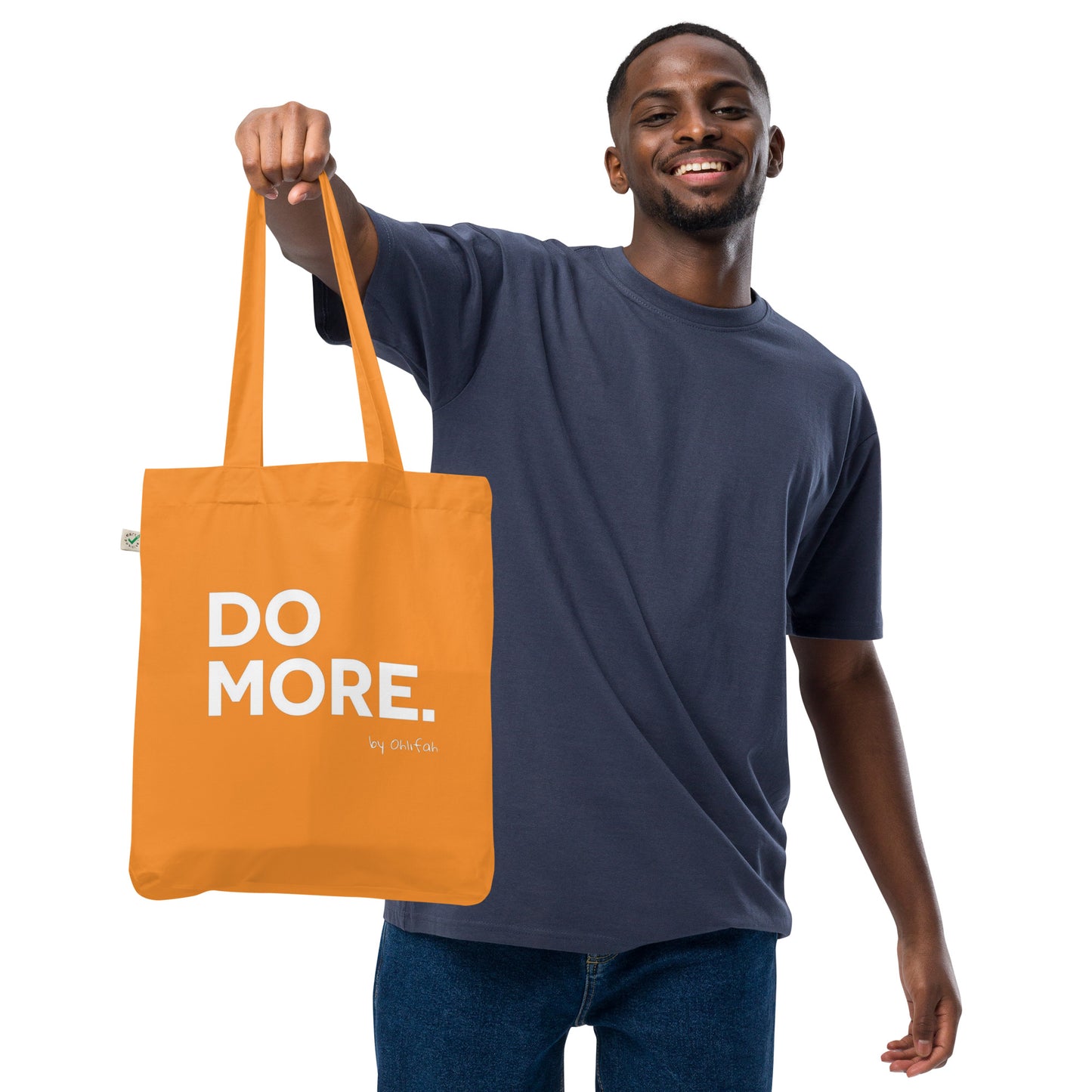 Organic fashion tote bag