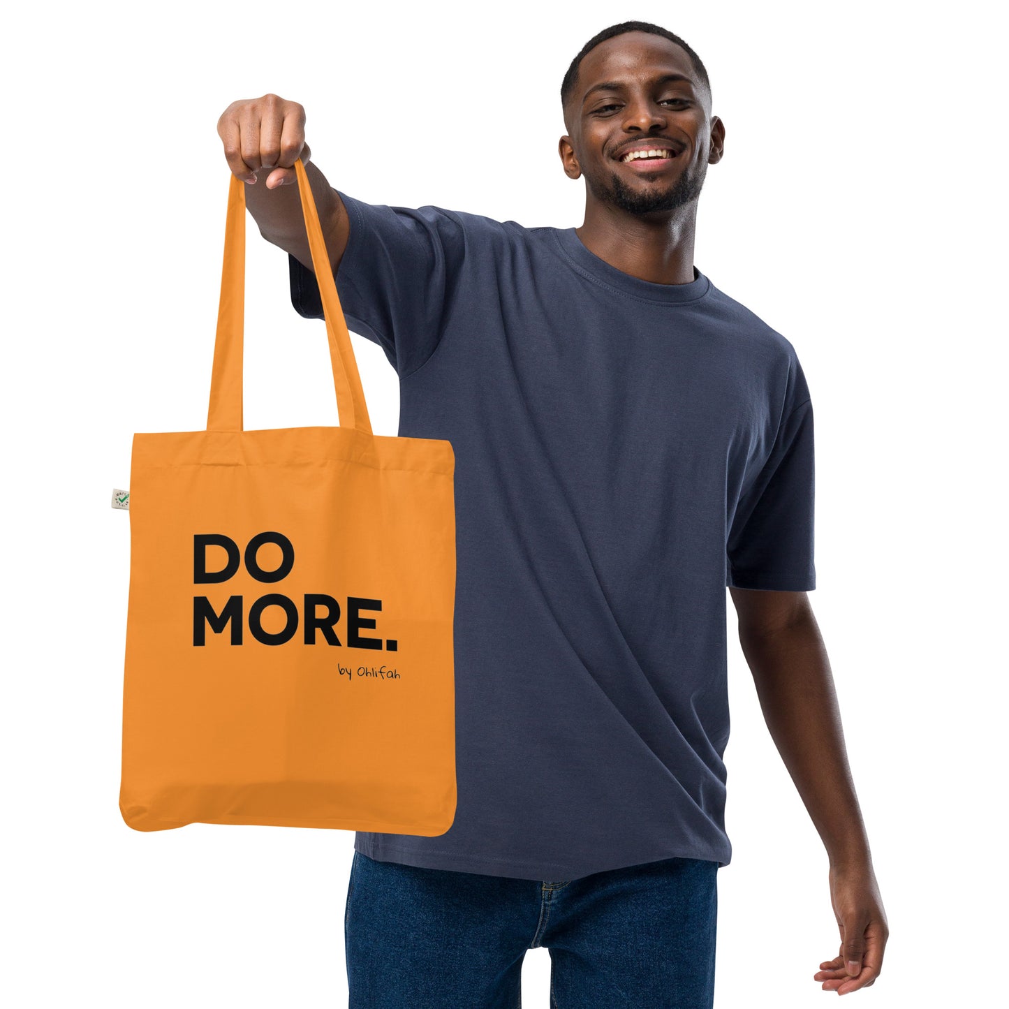 Organic fashion tote bag