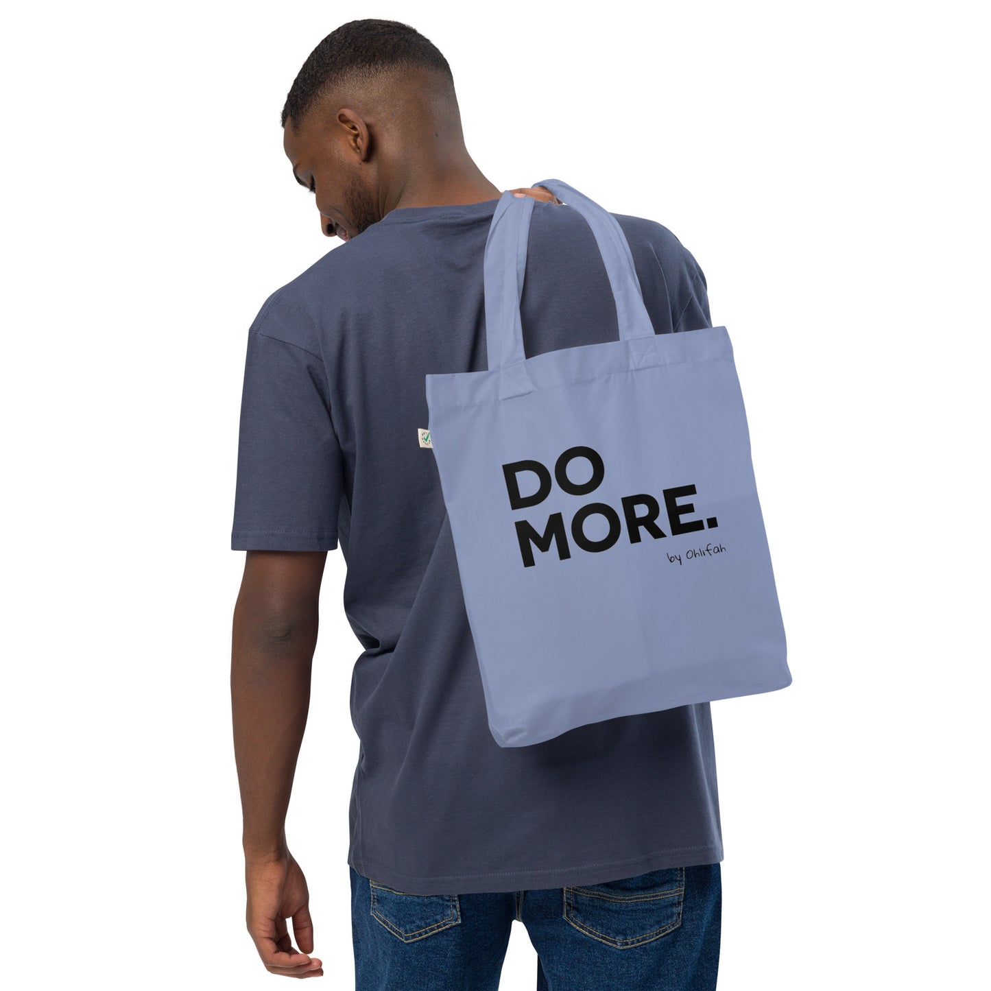 Organic fashion tote bag
