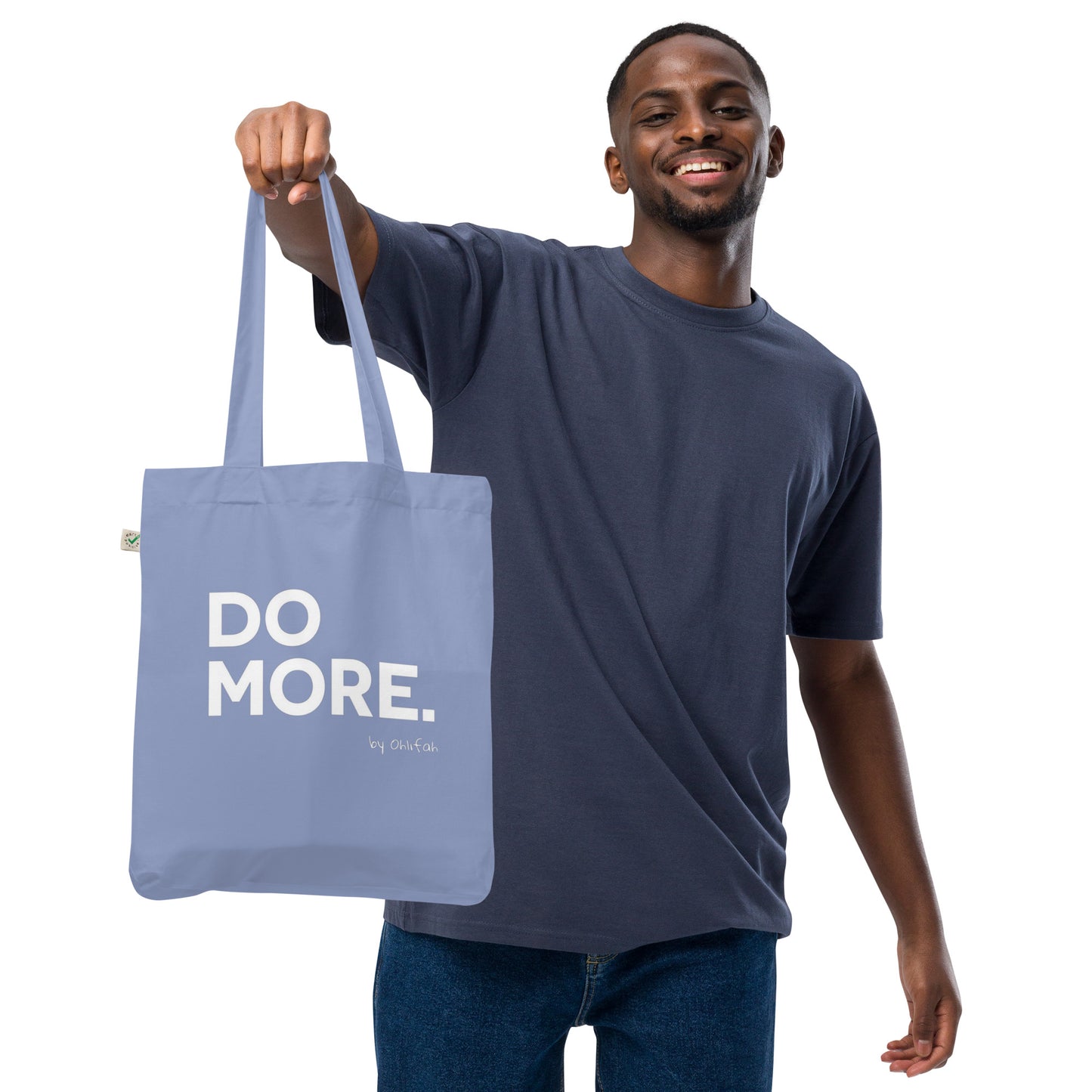 Organic fashion tote bag