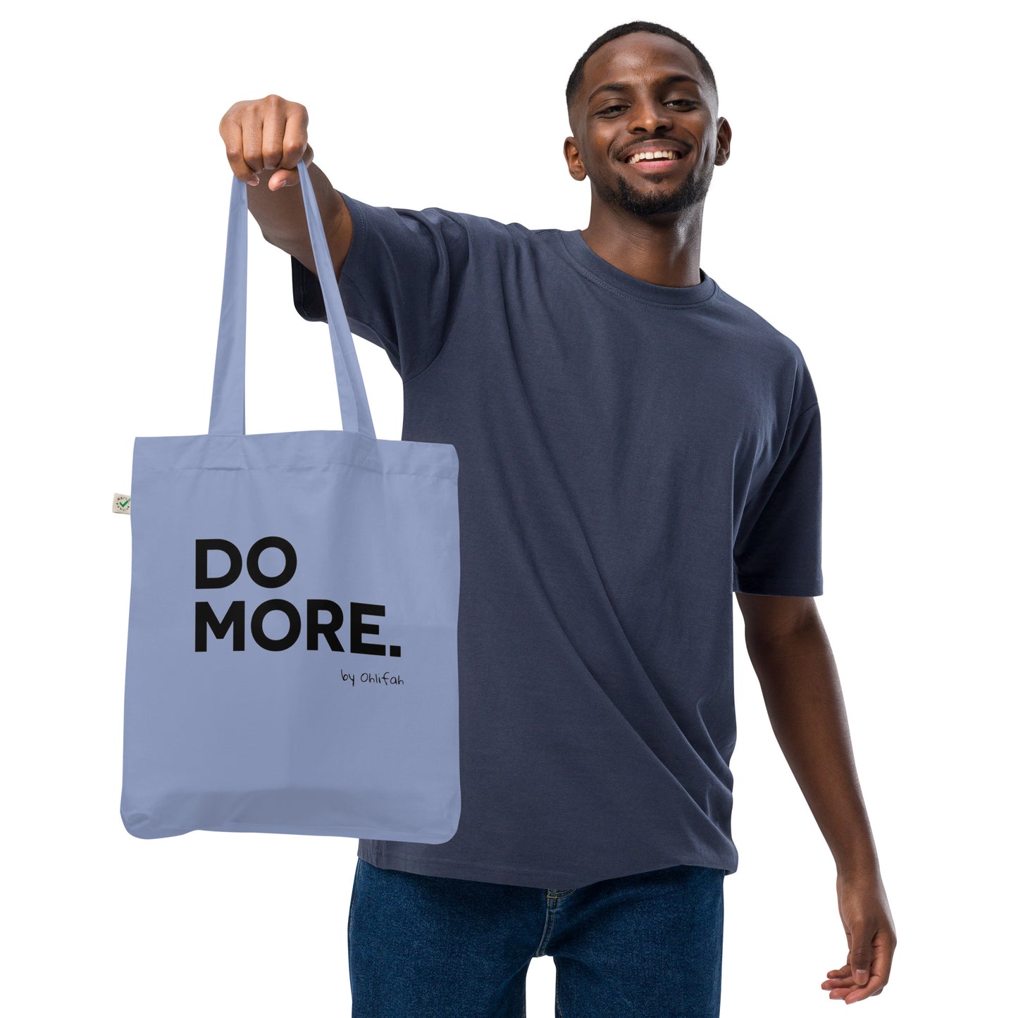 Organic fashion tote bag