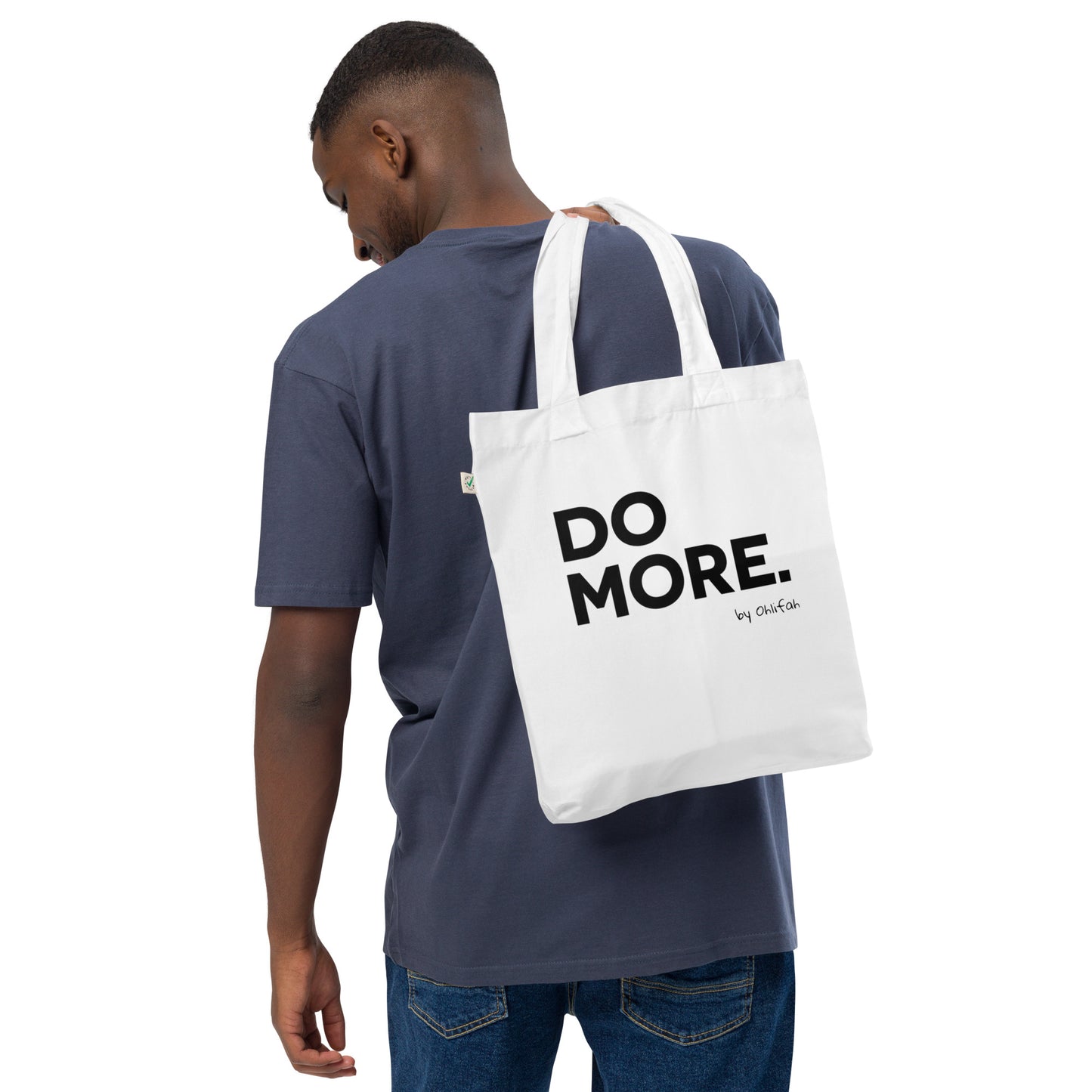 Organic fashion tote bag